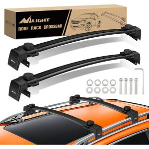 Nilight Roof Rack Cross Bars Fit for Toyota RAV4 2019 2020 2021 2022 2023 Aluminum Rails Crossbars with Anti-Theft Lock for Rooftop Cargo Carrier Luggage Kayak Bike (not for Adventure/TRD Off-Road)(Jeep Compass MP 2017-2021)