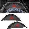 Nilight TJ Rear Inner Fender Liners Fit for 1997 1998 1999 2000 2001 2002 2003 2004 2005 2006 Jeep Wrangler TJ & LJ，2PCS Offroad Powder Coated Steel Splash Mud Guard Wheel Well Liner Covers(2Pcs Rear JK 2007-2018)