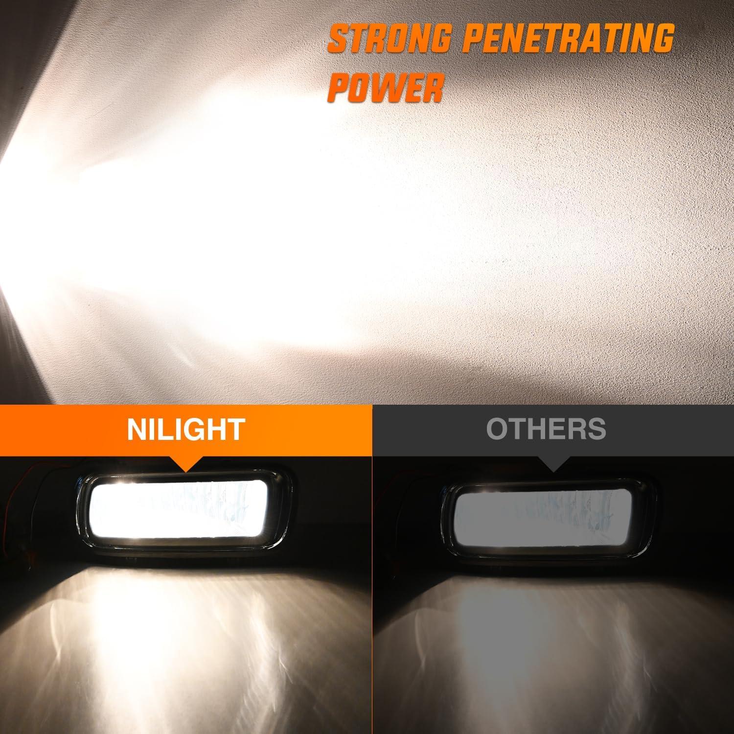 image:imageNilight Fog Light Assembly Compatible with 1999 2000 2001 2002 2003 Ford F150 2004 F150 Heritage 19992003 F250 Super Duty 19992002 Ford Expedition Clear Lens Driver and Passenger Side20042006 F150 Clear