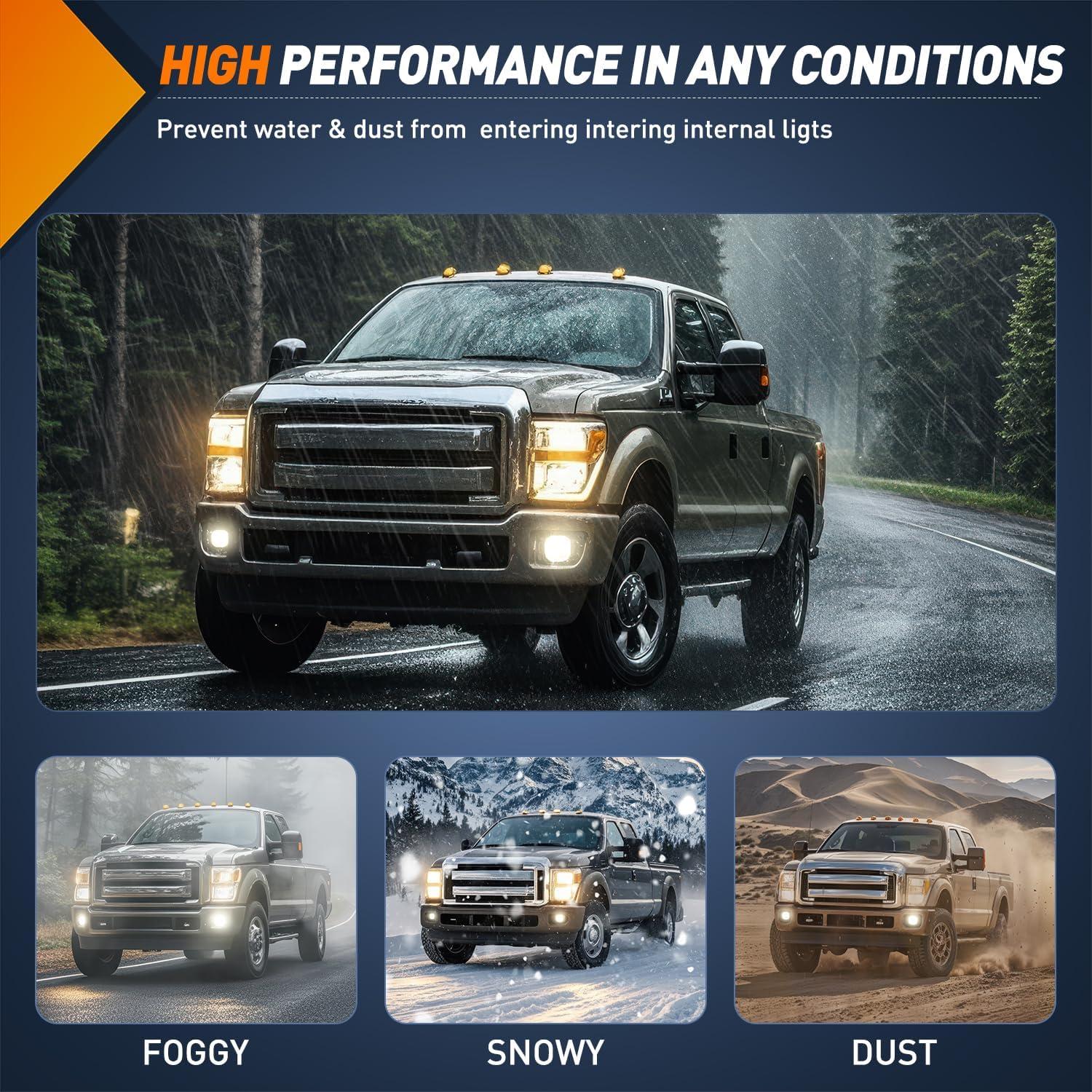 image:imageNilight Fog Light Assembly Compatible with 1999 2000 2001 2002 2003 Ford F150 2004 F150 Heritage 19992003 F250 Super Duty 19992002 Ford Expedition Clear Lens Driver and Passenger Side20082010 F250F550