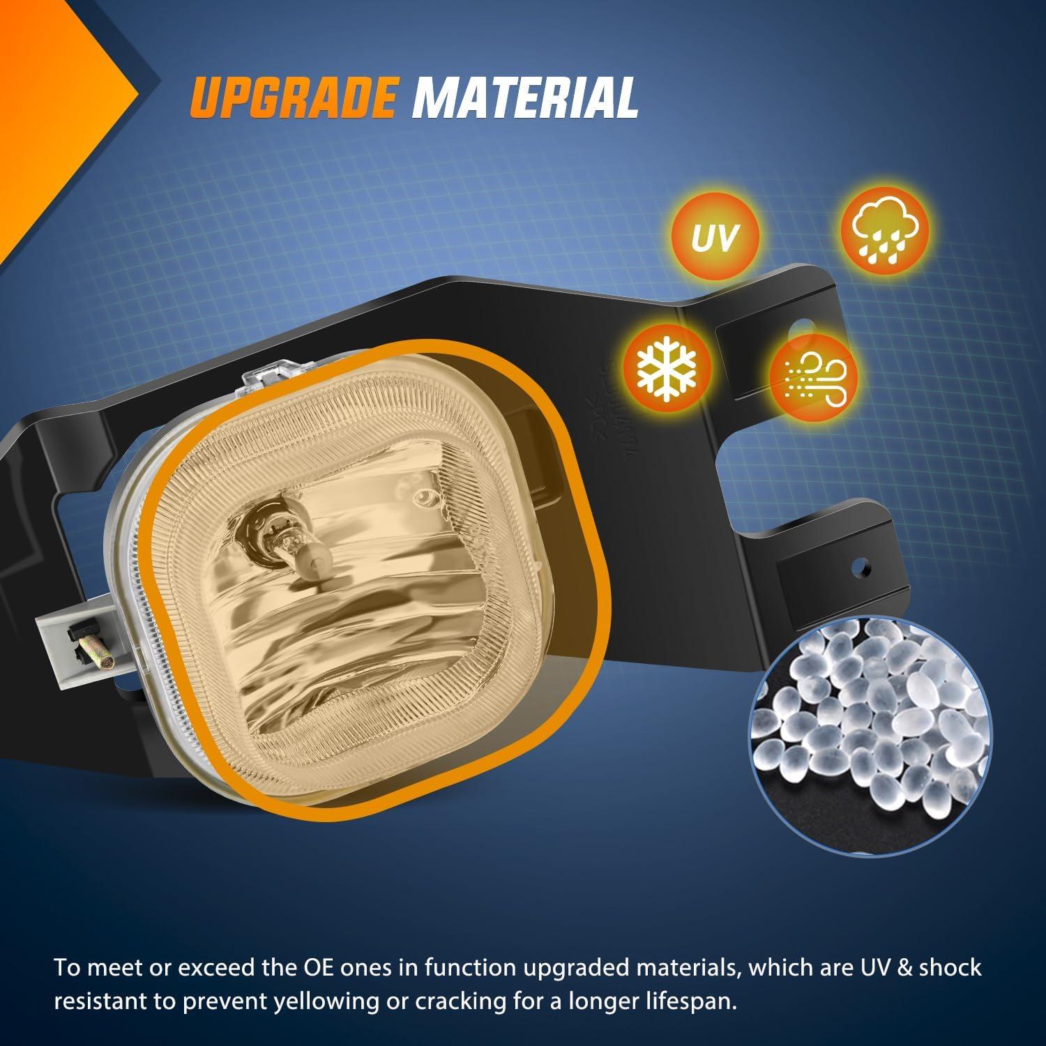 image:imageNilight Fog Light Assembly Compatible with 1999 2000 2001 2002 2003 Ford F150 2004 F150 Heritage 19992003 F250 Super Duty 19992002 Ford Expedition Clear Lens Driver and Passenger Side19992004 Ford F250F550