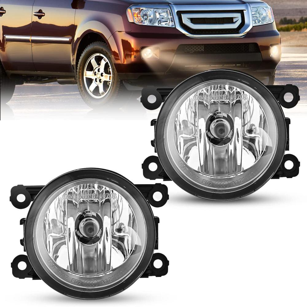 image:imageNilight Fog Light Assembly Compatible with 1999 2000 2001 2002 2003 Ford F150 2004 F150 Heritage 19992003 F250 Super Duty 19992002 Ford Expedition Clear Lens Driver and Passenger Side20052016 Ford