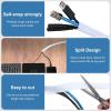 Nilight Cable Sleeve,10ft-1/4inch Cord Management Sleeves, Braided Sleeving, Split Self Wrapping Wire Loom for Computer Electrical Automotive Harness Protector Organizer, White(White)