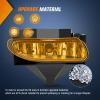 Nilight Fog Light Assembly Compatible with 1999 2000 2001 2002 2003 Ford F150 2004 F150 Heritage 1999-2003 F250 Super Duty 1999-2002 Ford Expedition Clear Lens Driver and Passenger Side(1999-2004 Ford Mustang Amber)