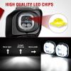 Nilight Fog Light Assembly Compatible with 1999 2000 2001 2002 2003 Ford F150 2004 F150 Heritage 1999-2003 F250 Super Duty 1999-2002 Ford Expedition Clear Lens Driver and Passenger Side(2011-2016 F250-F550 LED)