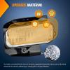 Nilight Fog Light Assembly Compatible with 1999 2000 2001 2002 2003 Ford F150 2004 F150 Heritage 1999-2003 F250 Super Duty 1999-2002 Ford Expedition Clear Lens Driver and Passenger Side(1999-2003 Ford F150)