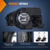 Nilight Fog Light Assembly Compatible with 1999 2000 2001 2002 2003 Ford F150 2004 F150 Heritage 1999-2003 F250 Super Duty 1999-2002 Ford Expedition Clear Lens Driver and Passenger Side(2013-2015 Ford Explorer)