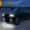 Nilight Fog Light Assembly Compatible with 1999 2000 2001 2002 2003 Ford F150 2004 F150 Heritage 1999-2003 F250 Super Duty 1999-2002 Ford Expedition Clear Lens Driver and Passenger Side(2001-2003 Ford Ranger)