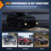 Nilight Fog Light Assembly Compatible with 1999 2000 2001 2002 2003 Ford F150 2004 F150 Heritage 1999-2003 F250 Super Duty 1999-2002 Ford Expedition Clear Lens Driver and Passenger Side(2013-2015 Ford Explorer)