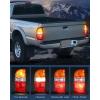 Nilight Headlight Assembly Compatible with 2001 2002 2003 2004 Toyota Tacoma Replacement Headlamp Chrome Housing Amber Reflector Driver and Passenger Side(Driver Side)