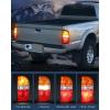 Nilight Headlight Assembly Compatible with 2001 2002 2003 2004 Toyota Tacoma Replacement Headlamp Chrome Housing Amber Reflector Driver and Passenger Side(Pair of Driver and Passenger Side)