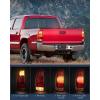 Nilight Headlight Assembly for 2005 2006 2007 2008 2009 2010 2011 Toyota Tacoma Replacement Headlamp Chrome Housing Amber Reflector(Red Housing-Driver Side)