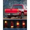 Nilight Headlight Assembly for 2005 2006 2007 2008 2009 2010 2011 Toyota Tacoma Replacement Headlamp Chrome Housing Amber Reflector(Red Housing-Passenger Side)