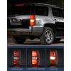Nilight Headlight Assembly for 2007 2008 2009 2010 2011 2012 2013 2014 Chevy Avalanche Tahoe Suburban 1500 2500 Replacement Headlamp Bumper Lamp Set Black Housing Amber Reflector Smoked Lens(Smoke-Passenger Side)