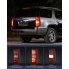 Nilight Headlight Assembly for 2007 2008 2009 2010 2011 2012 2013 2014 Chevy Avalanche Tahoe Suburban 1500 2500 Replacement Headlamp Bumper Lamp Set Black Housing Amber Reflector Smoked Lens(Smoke-Pair)