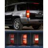 Nilight Headlight Assembly for 2007 2008 2009 2010 2011 2012 2013 2014 Chevy Avalanche Tahoe Suburban 1500 2500 Replacement Headlamp Bumper Lamp Set Black Housing Amber Reflector(Smoke-Driver Side)