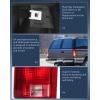 Nilight Headlight and Taillight Assembly Combo Compatible with 1994 1995 1996 1997 1998 Chevy Silverado Tahoe Suburban C10 C/K 1500 2500 3500 Tail Light Chrome Housing Clear Reflector Bumper Lamp(Pair of Driver and Passenger Side)