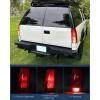 Nilight Headlight and Taillight Assembly Combo Compatible with 1994 1995 1996 1997 1998 Chevy Silverado Tahoe Suburban C10 C/K 1500 2500 3500 Tail Light Chrome Housing Clear Reflector Bumper Lamp(Pair of Driver and Passenger Side)