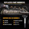 Nilight Ignition Coil Pack Fit for Toyota Chevy Prizm Pontiac Vibe Corolla Matrix Celica MR2 Spyder 2000 2001 2002 2003 2004 2005 2006 2007 2008 1.8 L4 OE# UF247 UF315 C1249 Ignition Coils Set of 4(Toyota Lexus Pontiac 08-17 UF596 UF619 C1714 4PCS)