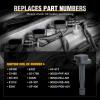 Nilight Ignition Coil Pack Fit for Toyota Chevy Prizm Pontiac Vibe Corolla Matrix Celica MR2 Spyder 2000 2001 2002 2003 2004 2005 2006 2007 2008 1.8 L4 OE# UF247 UF315 C1249 Ignition Coils Set of 4(Honda Civic Pilot Acura 01-09 UF400 C1460 4PCS)