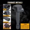 Nilight Ignition Coil Pack Fit for Toyota Chevy Prizm Pontiac Vibe Corolla Matrix Celica MR2 Spyder 2000 2001 2002 2003 2004 2005 2006 2007 2008 1.8 L4 OE# UF247 UF315 C1249 Ignition Coils Set of 4(Honda Civic Pilot Acura 01-09 UF400 C1460 4PCS)