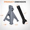 Nilight Jack Stands, 2 Ton (4,400 lbs) Capacity Heavy Duty Steel Car Lifting Stand, Adjustable Height 10.6″ to 16.2″, 1 Pair