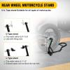 Nilight Universal Motorcycle Stand Lift 850lbs Front Rear Combo Stand Lift Stand Front Wheel Fork Stand Rear U+L Fork Swingarm Spool Stand for Most Yamaha Honda Kawasaki Suzuki Motorcycles