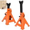 Nilight 3 Ton Jack Stands, Double Locking Heavy Duty Steel 6,600 lbs Capacity, Adjustable 11.22″-16.53″ Height for SUV Sedan Pickup Light Truck, 2 Pack