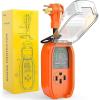 Nilight 30Amp RV Surge Protector Circuit Analyzer 2100 Joules Voltage Monitor High Low Spikes 125V/3750W ETL Listed with Extension Cord for Camper Van(50A)