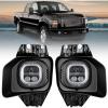 Nilight Fog Light Assembly Compatible with 1999 2000 2001 2002 2003 Ford F150 2004 F150 Heritage 1999-2003 F250 Super Duty 1999-2002 Ford Expedition Clear Lens Driver and Passenger Side(2011-2016 F250-F550 LED)