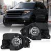 Nilight Fog Light Assembly Compatible with 1999 2000 2001 2002 2003 Ford F150 2004 F150 Heritage 1999-2003 F250 Super Duty 1999-2002 Ford Expedition Clear Lens Driver and Passenger Side(2013-2015 Ford Explorer)