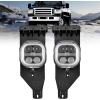 Nilight Fog Light Assembly Compatible with 1999 2000 2001 2002 2003 Ford F150 2004 F150 Heritage 1999-2003 F250 Super Duty 1999-2002 Ford Expedition Clear Lens Driver and Passenger Side(2005-2007 F250-F550 LED)