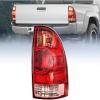 Nilight Headlight Assembly for 2005 2006 2007 2008 2009 2010 2011 Toyota Tacoma Replacement Headlamp Chrome Housing Amber Reflector(Red Housing-Passenger Side)