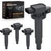Nilight Ignition Coil Pack Fit for Toyota Chevy Prizm Pontiac Vibe Corolla Matrix Celica MR2 Spyder 2000 2001 2002 2003 2004 2005 2006 2007 2008 1.8 L4 OE# UF247 UF315 C1249 Ignition Coils Set of 4(Toyota Scion Camry 2000-2018 UF316 C1304 4PCS)