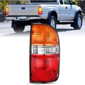 Nilight Headlight Assembly Compatible with 2001 2002 2003 2004 Toyota Tacoma Replacement Headlamp Chrome Housing Amber Reflector Driver and Passenger Side(Passenger Side)