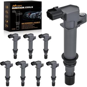 Nilight Ignition Coil Pack Fit for Toyota Chevy Prizm Pontiac Vibe Corolla Matrix Celica MR2 Spyder 2000 2001 2002 2003 2004 2005 2006 2007 2008 1.8 L4 OE# UF247 UF315 C1249 Ignition Coils Set of 4(Dodge Jeep 2002-2007 UF270 UF297 UF399 C1231 8PCS)