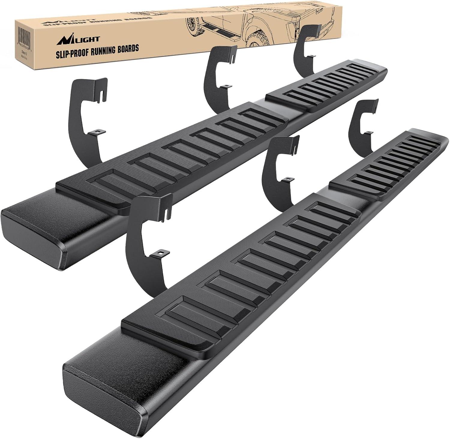 image:imageNilight Running Boards Compatible with Dodge Ram 20192024 1500 New Body Style Crew CabExclude 20192024 Classic 6 Inch Side Step 2 Years WarrantyBlack
