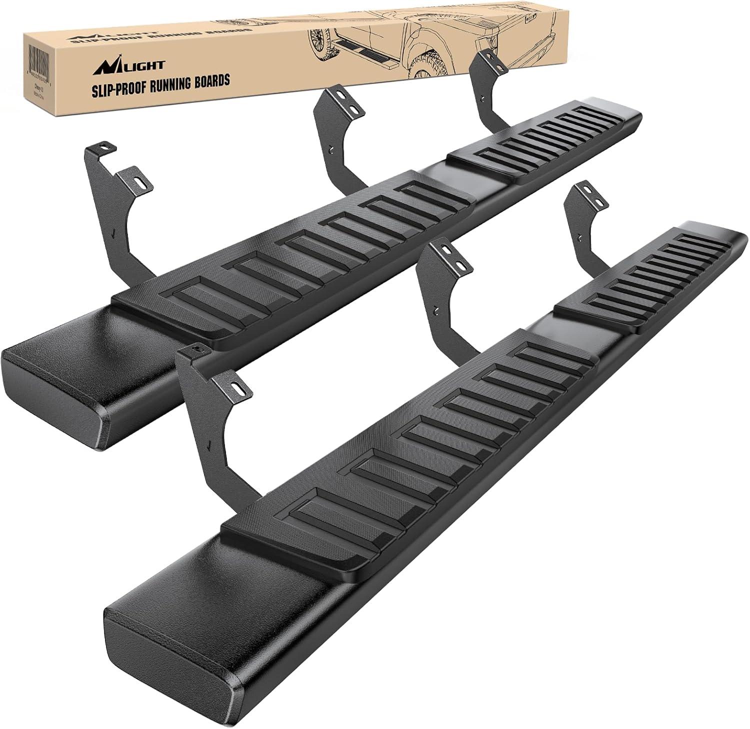 image:imageNilight Running Boards Compatible with Dodge Ram 20192024 1500 New Body Style Crew CabExclude 20192024 Classic 6 Inch Side Step 2 Years WarrantyBlack