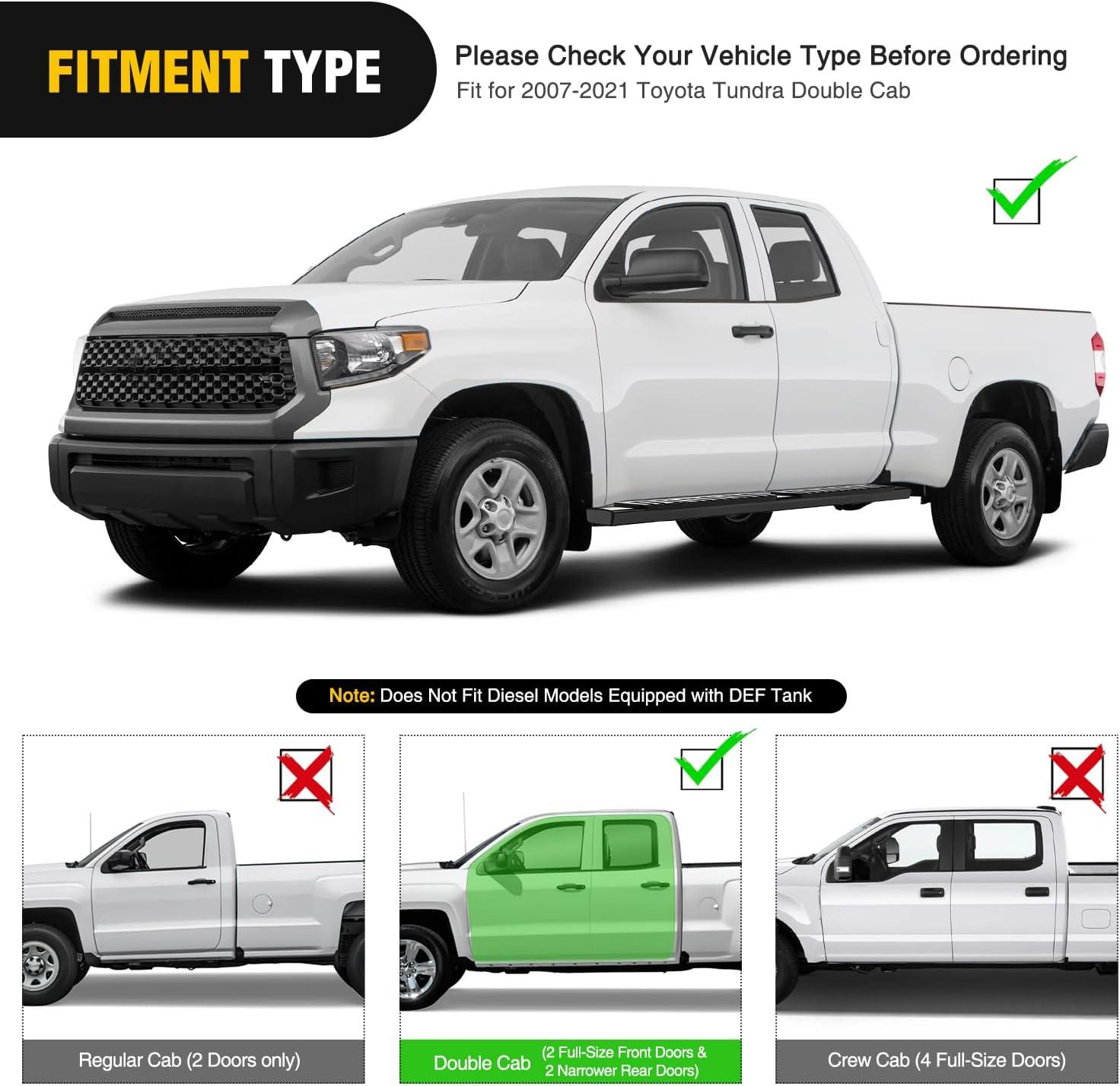 image:imageNilight Running Boards Compatible with Dodge Ram 20192024 1500 New Body Style Crew CabExclude 20192024 Classic 6 Inch Side Step 2 Years WarrantyBlack