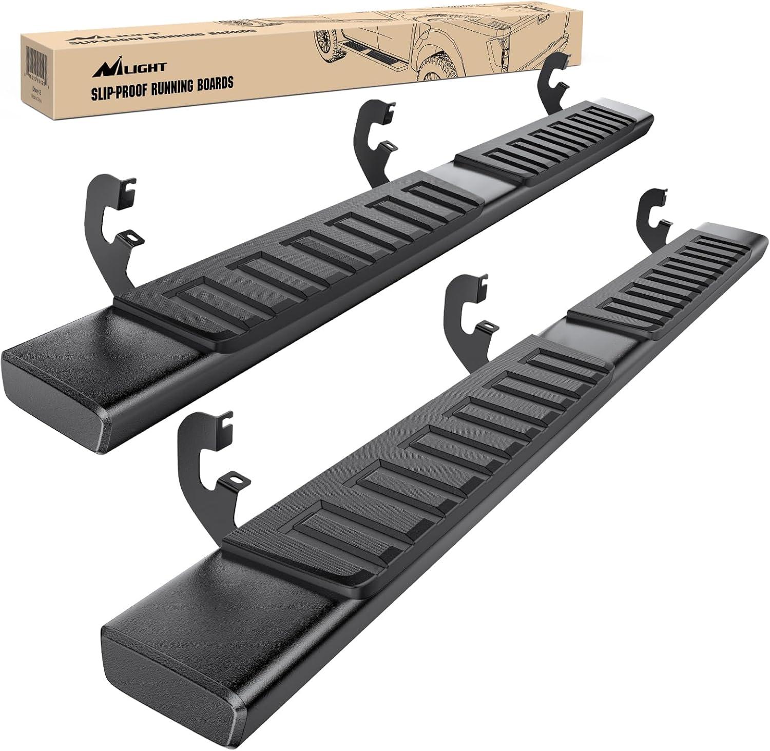 image:imageNilight Running Boards Compatible with Dodge Ram 20192024 1500 New Body Style Crew CabExclude 20192024 Classic 6 Inch Side Step 2 Years WarrantyBlack
