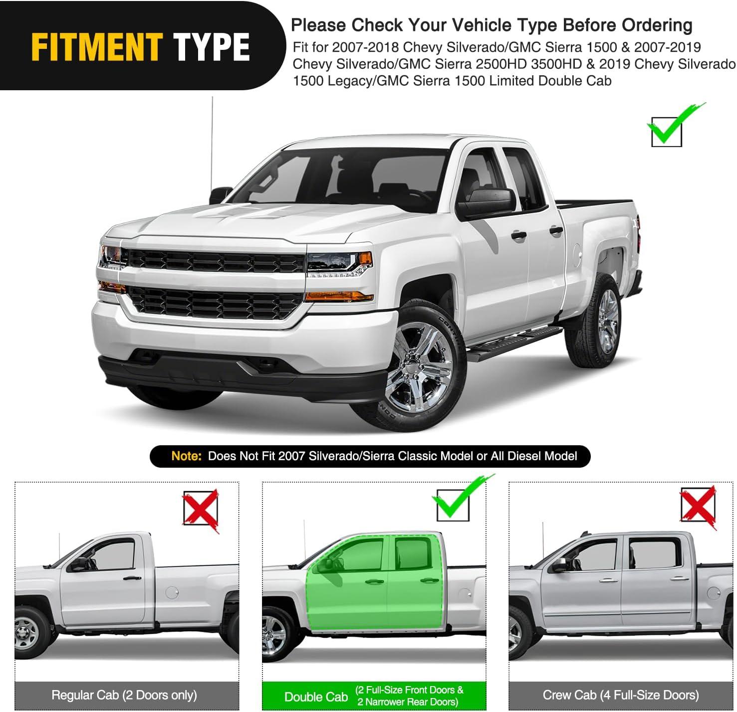 image:imageNilight Running Boards Compatible with Dodge Ram 20192024 1500 New Body Style Crew CabExclude 20192024 Classic 6 Inch Side Step 2 Years WarrantyBlack