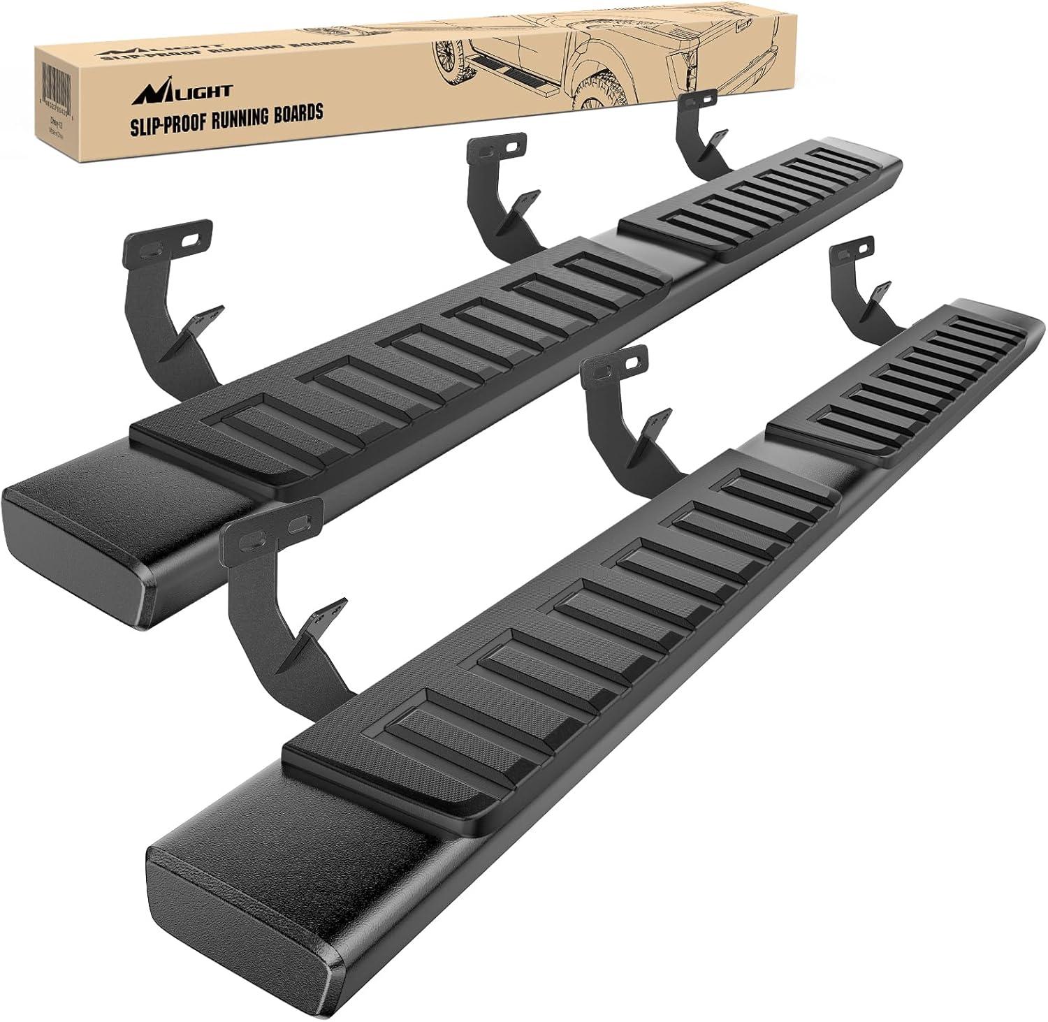 image:imageNilight Running Boards Compatible with Dodge Ram 20192024 1500 New Body Style Crew CabExclude 20192024 Classic 6 Inch Side Step 2 Years WarrantyBlack