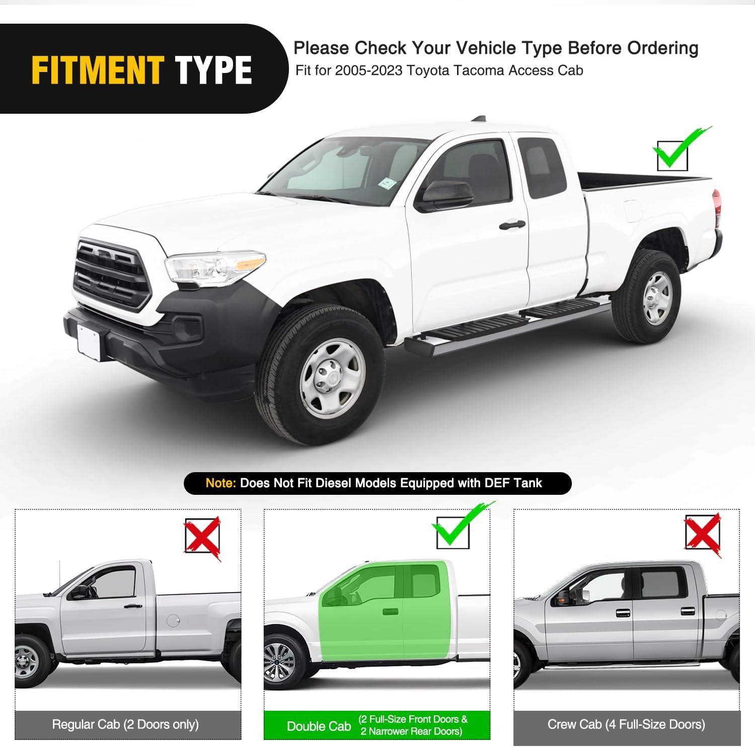 image:imageNilight Running Boards Compatible with Dodge Ram 20192024 1500 New Body Style Crew CabExclude 20192024 Classic 6 Inch Side Step 2 Years WarrantySilver