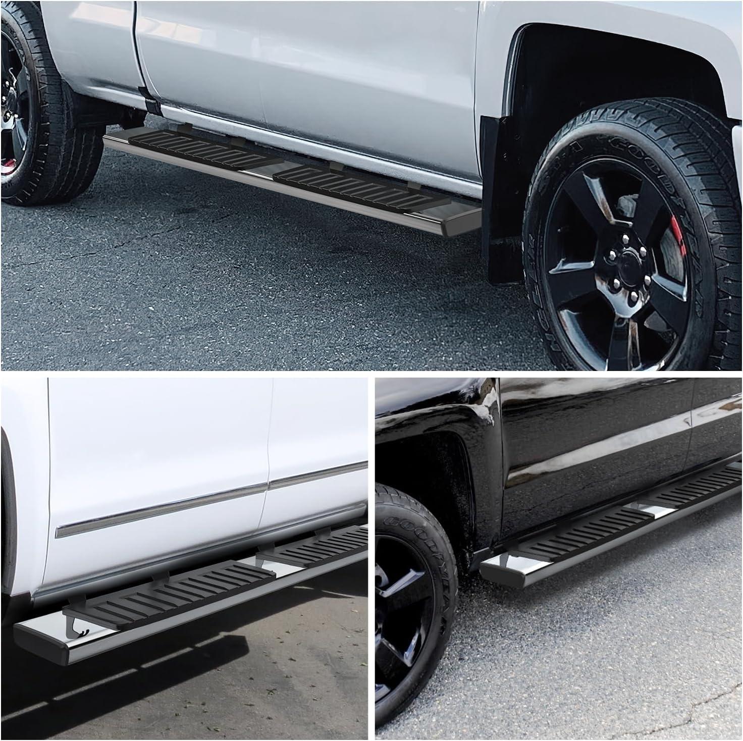 image:imageNilight Running Boards Compatible with Dodge Ram 20192024 1500 New Body Style Crew CabExclude 20192024 Classic 6 Inch Side Step 2 Years WarrantySilver