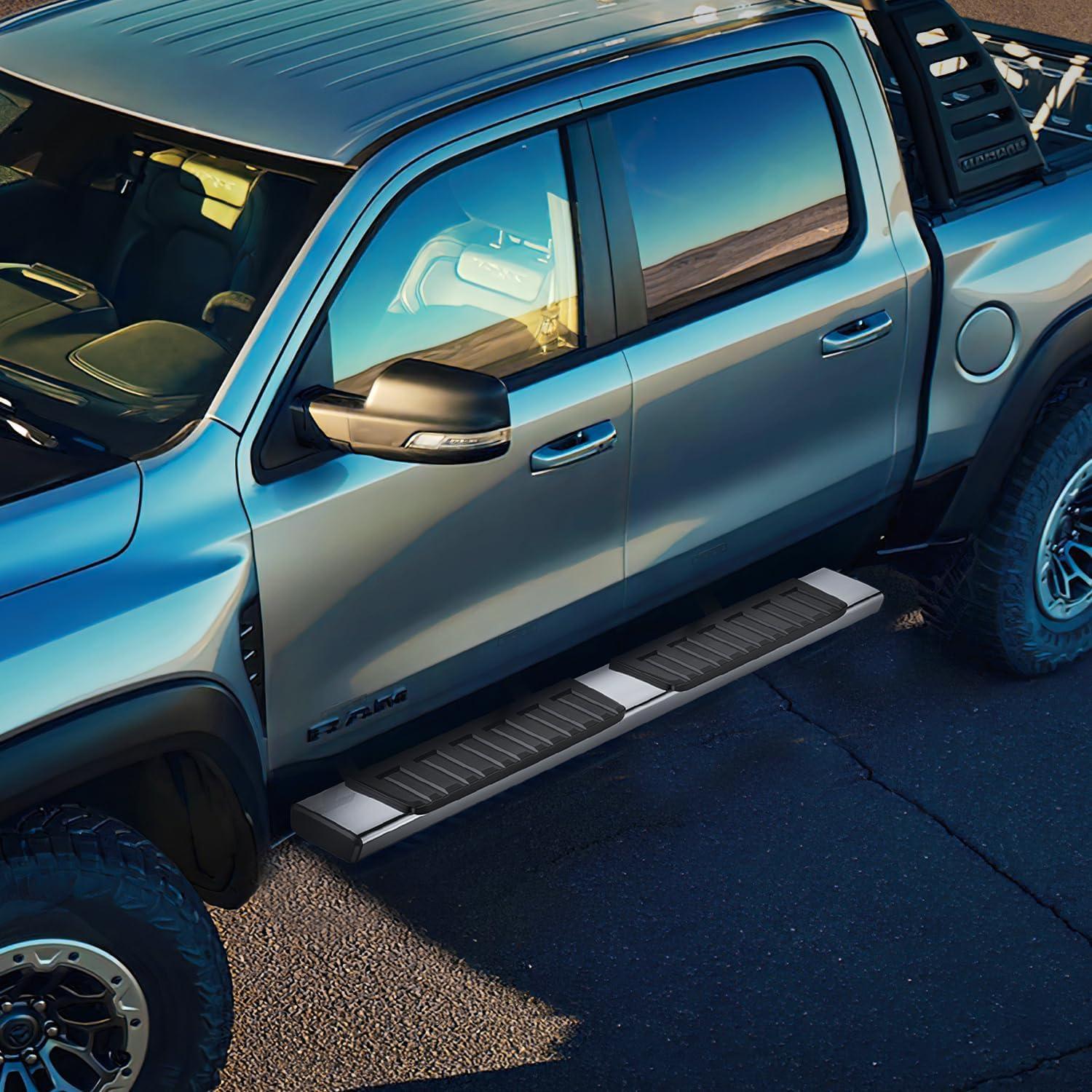image:imageNilight Running Boards Compatible with Dodge Ram 20192024 1500 New Body Style Crew CabExclude 20192024 Classic 6 Inch Side Step 2 Years WarrantySilver