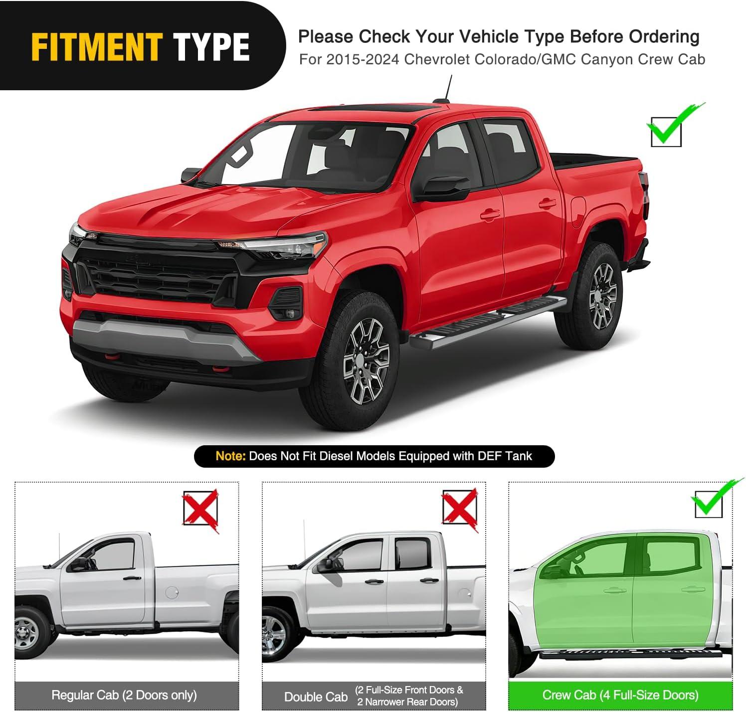 image:imageNilight Running Boards Compatible with Dodge Ram 20192024 1500 New Body Style Crew CabExclude 20192024 Classic 6 Inch Side Step 2 Years WarrantySilver