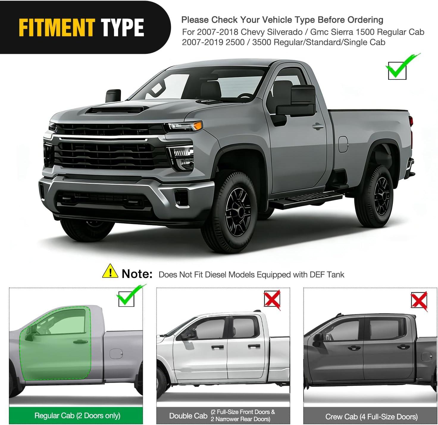 image:imageNilight Running Boards Compatible with Dodge Ram 20192024 1500 New Body Style Crew CabExclude 20192024 Classic 6 Inch Side Step 2 Years WarrantySilver