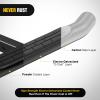 Nilight 36″ Hitch Step Fits 2″ Receivers 3″ Round Tubing Stainless Steel with Rubber Non-Slip Pad Rear Bumper Guard with 5/8″ Hitch Pin Clip & U-Bolts Stabilize for Pickup Truck Car SUV(36 Inch Hitch Step w/ Rubber Pad)