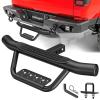 Nilight 36″ Hitch Step Fits 2″ Receivers 3″ Round Tubing Stainless Steel with Rubber Non-Slip Pad Rear Bumper Guard with 5/8″ Hitch Pin Clip & U-Bolts Stabilize for Pickup Truck Car SUV(36 Inch Hitch Step Drop w/ Rubber Pad)