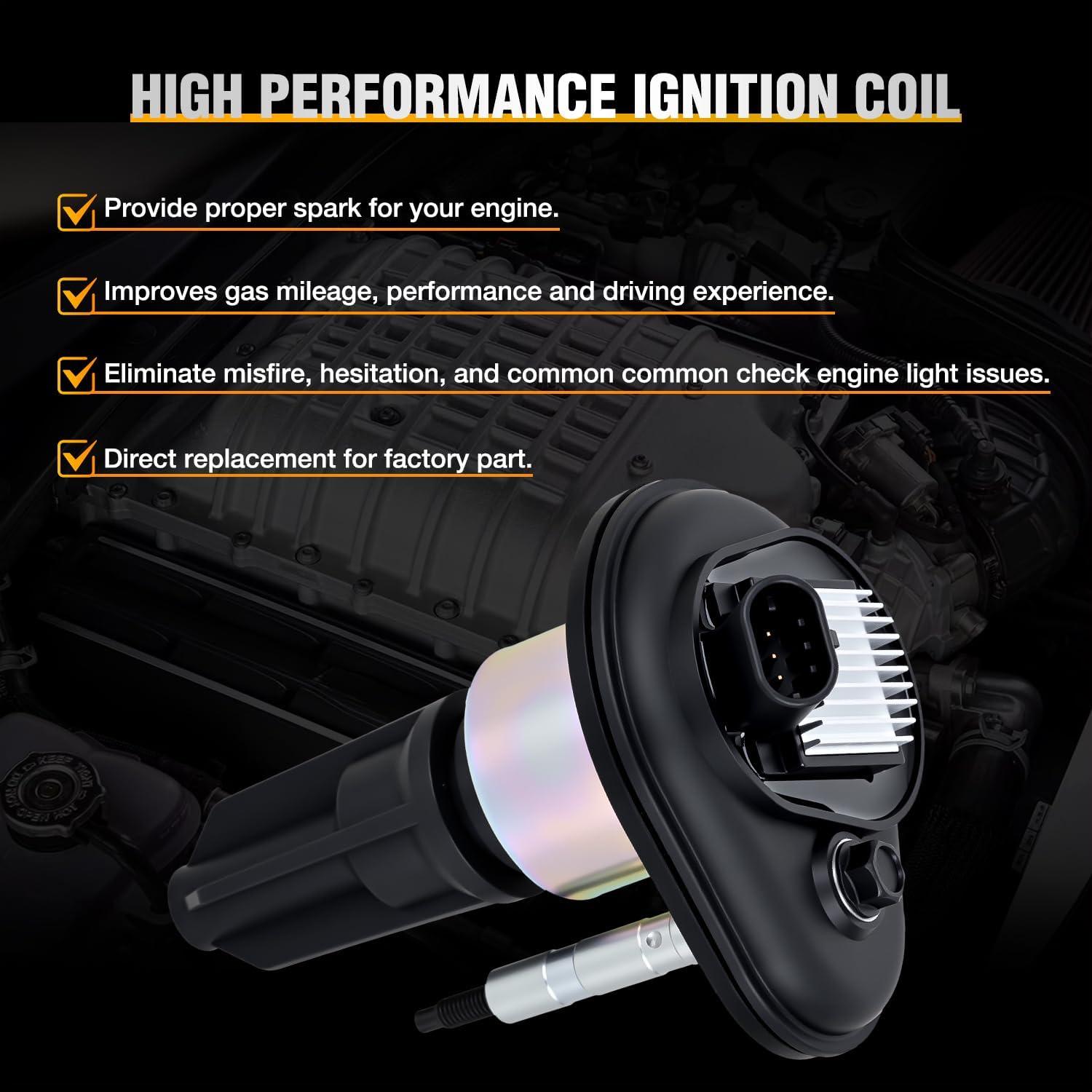 image:imageNilight Ignition Coil Pack Fit for Nissan Infiniti Suzuki Equator Murano Altima Maxima Pathfinder Quest Xterra NV150025003500 I35 QX4 20022014 35L 40L V6 OE UF349 C1406 Ignition Coils Set of 6Chevy GMC Buick 20022006 UF303 C1395 5C1392 1PCS